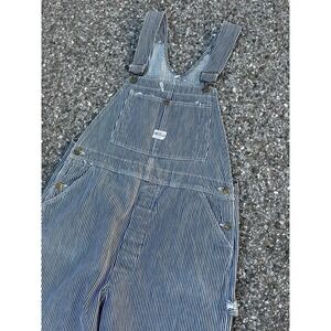 Vintage 50s 60s Hercules Overalls Hickory Striped Bibs Painter Farmer Union Made